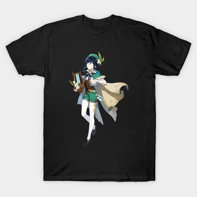 Genshin Impact Venti T-Shirt by Rendigart